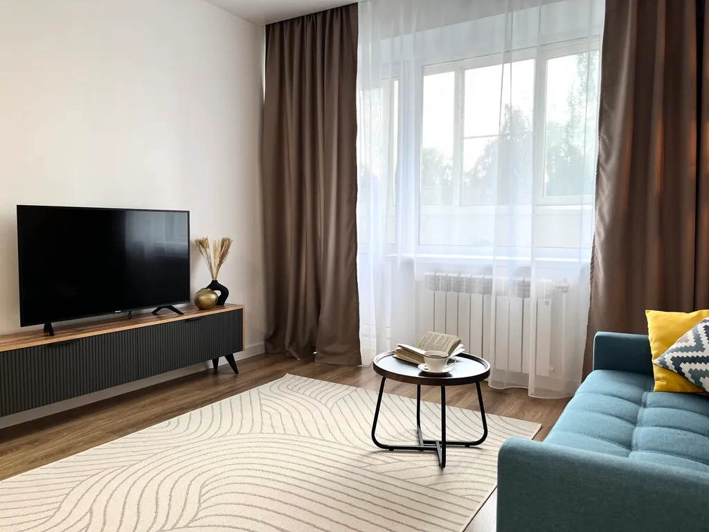 Уютная новая квартира в хорошем районе