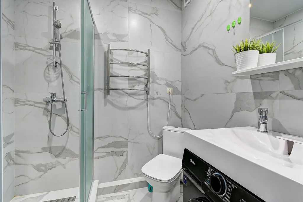 Квартира Квартира Уютная студия  с видом на море, балконом, бассейном на территории ЖК — Адлер