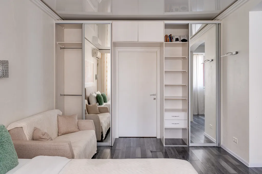 Однокомнатная квартира с камином