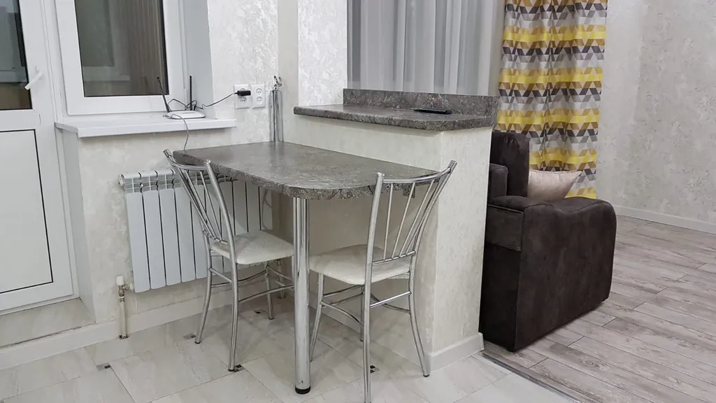 Уютная квартира студия с видом на Волгу