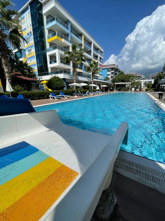 Уютный апартамент в 320 метрах от моря с балконом