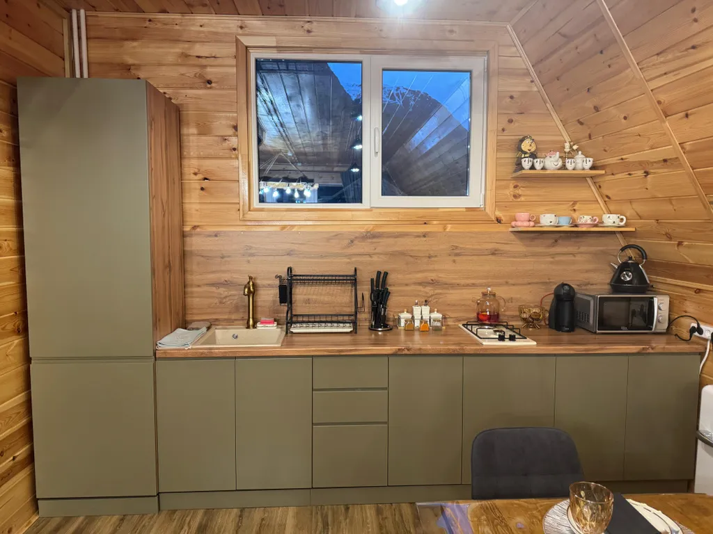 Новый уютный А-фрейм дом