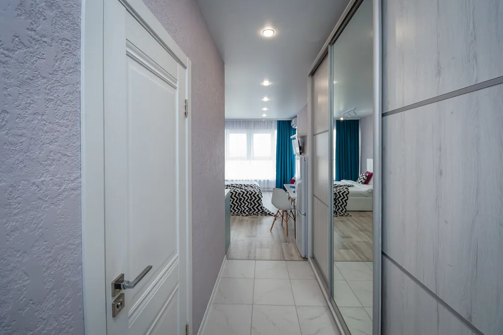 Студия Birds на 23 этаже с панорамным видом на реку