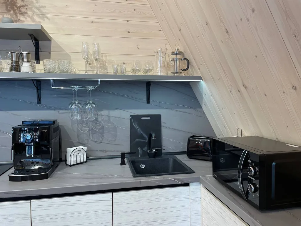 А-фрейм в лесу 100 кв м