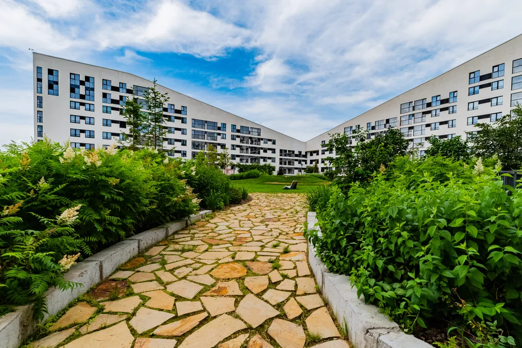 Красивая студия в жк с парком