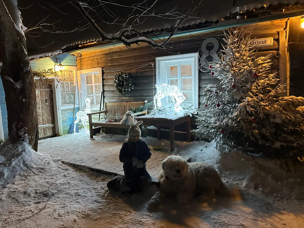 Дом в городе петрозаводске с красивым уединённым участком и баней