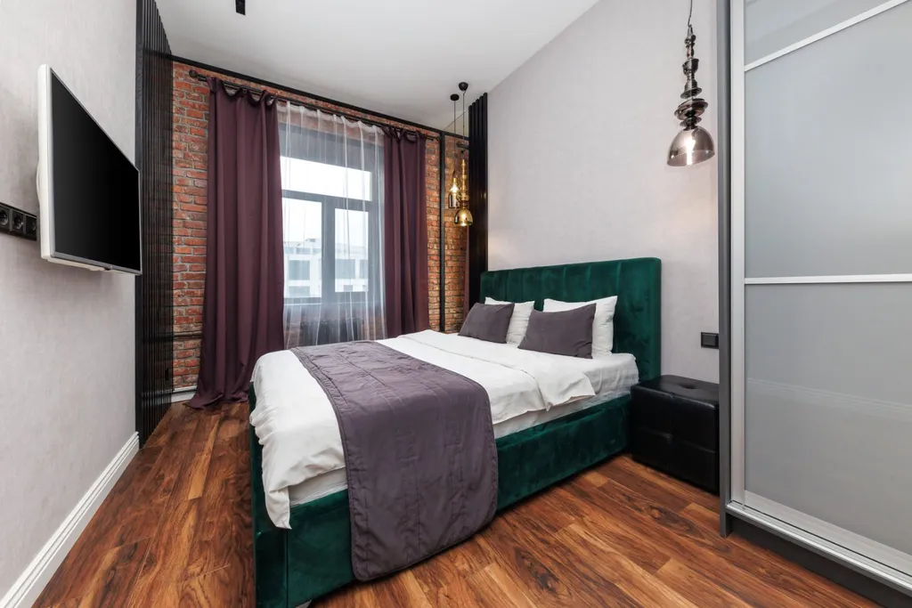 Апартаменты лофт с 2 спальнями в центре Минска