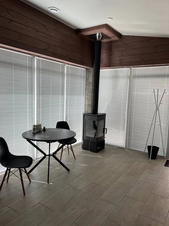 Домик с баней и купелью на дровах