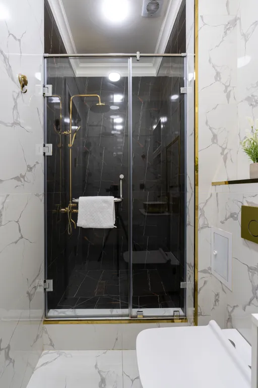 Респектабельная квартира в неоклассическом стиле в ЖК Казахстан