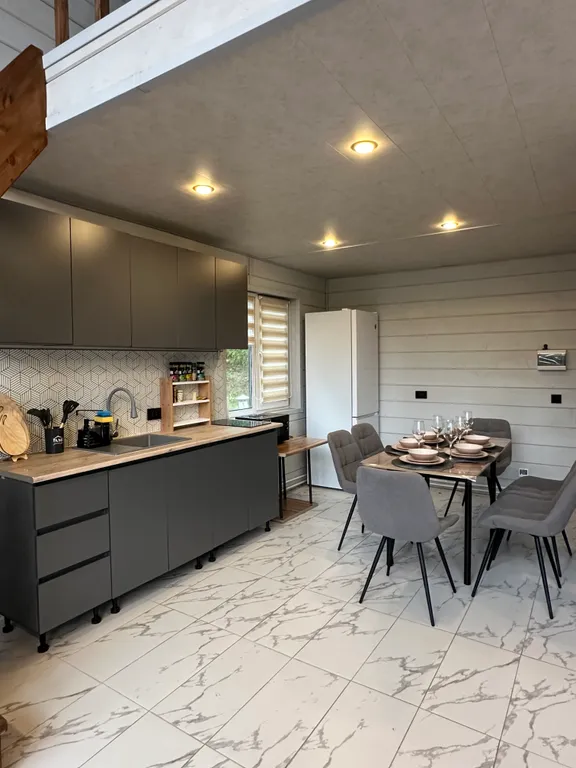 Коттедж Новый дом, барнхаус с баней и чаном на природе — Шумилово