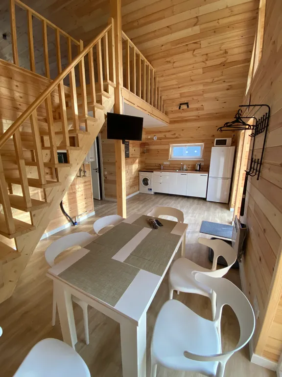 Дом с сауной на берегу Горьковского моря