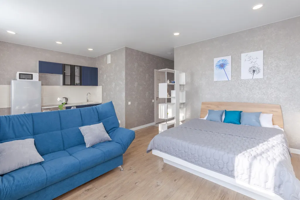 Квартира Квартира Уютная студия возле Космопорта — Самара