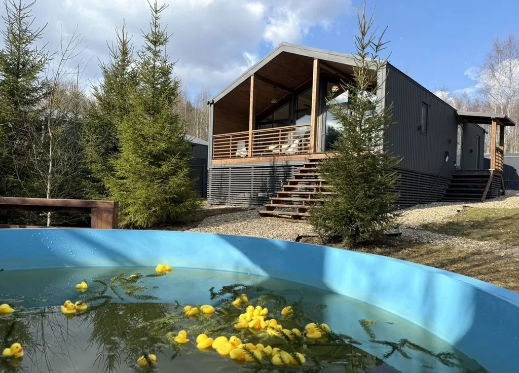 Дом с кедровой баней и чаном