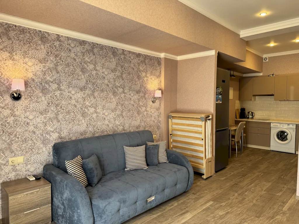 Квартира Квартира Компактная студия у моря в ЖК Лазурный - 5 мин до пляжа — Геленджик