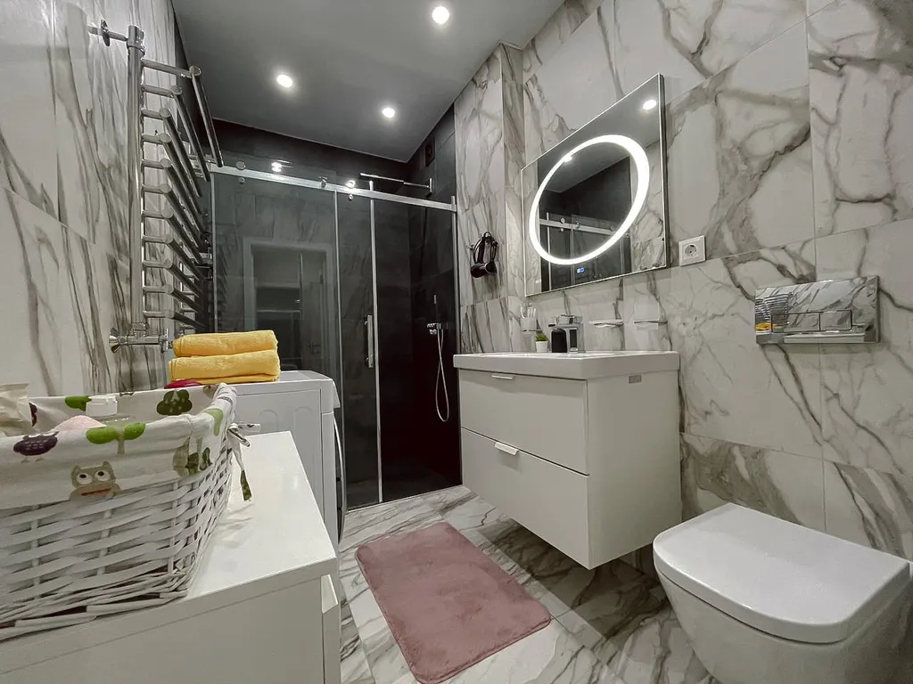 Дизайнерская квартира с евроремонтом в ЖК Сердце Каспия в самом центре