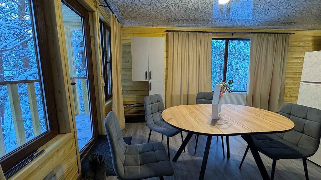 Студия с красивым видом