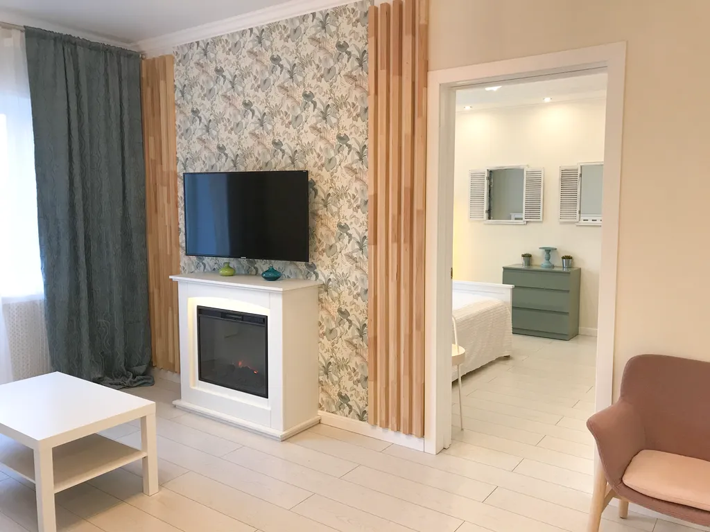 Красивая квартира на берегу залива