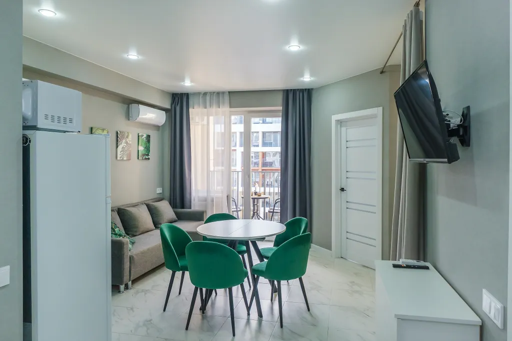 Евродвушка, балкон, вид на море