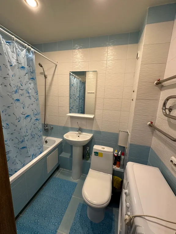 Студия - диван, стиралка, холодильник, СВЧ, водонагреватель