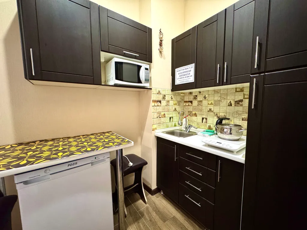 Квартира Студия с мини кухней и балконом на втором этаже — аренда посуточно в Голубицкая