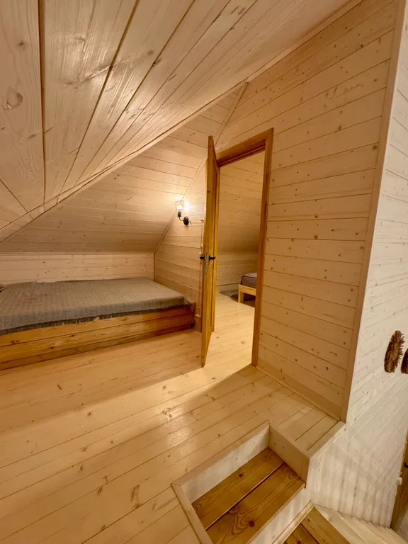 Дом с чаном и сауной в лесу