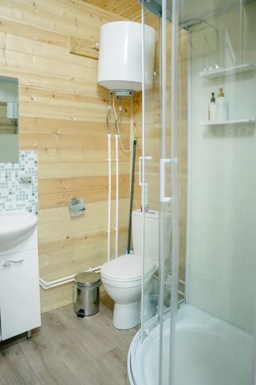 Домик номерного типа с общей террасой