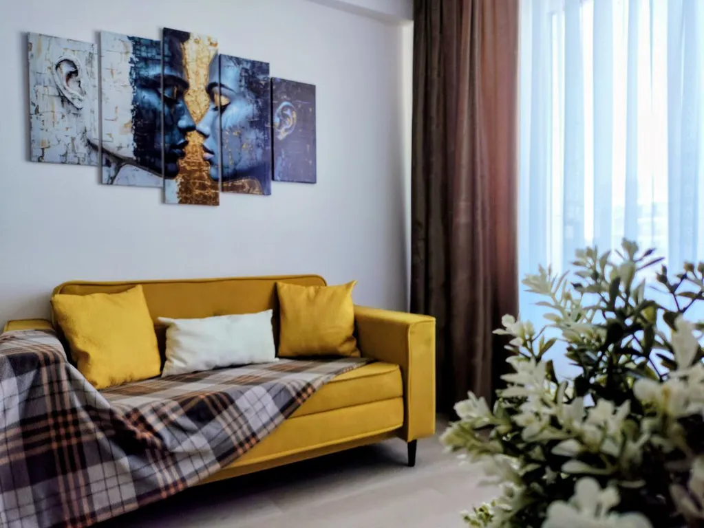 1-комнатная квартира с обзорным видом на город и лес