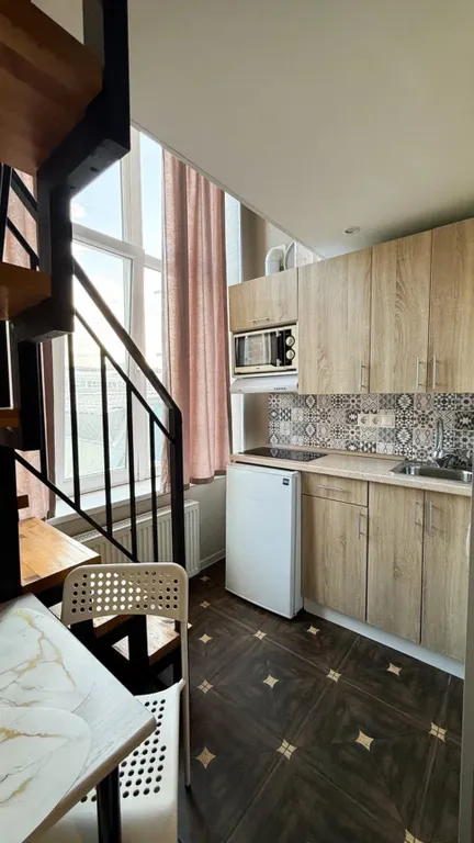 Квартира Квартира Двухуровневая студия у метро Автозаводская — Москва