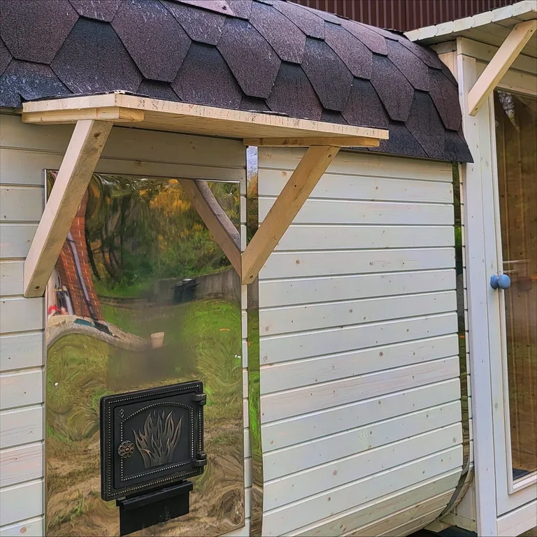 Уютный дом с баней, чаном и видом на горы