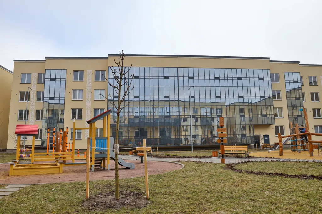 Квартира Квартира Евродвушка в ЖК Любоград в близи парков Петергофа — Санкт-Петербург
