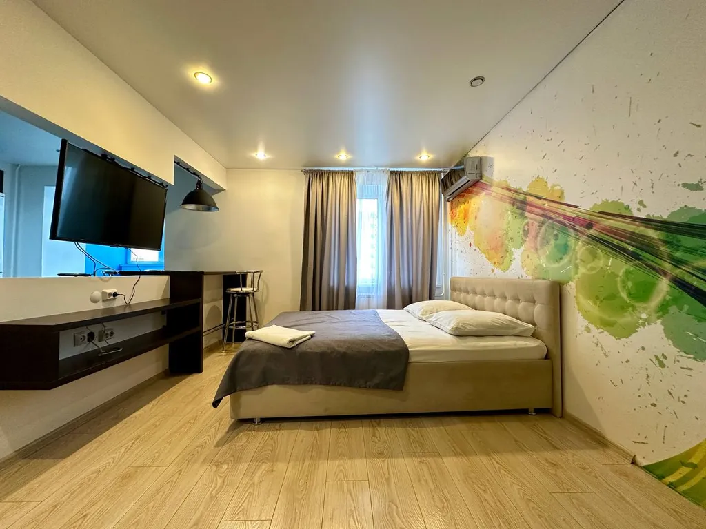 Стильная однокомнатная квартира в уютном районе рядом с лесом