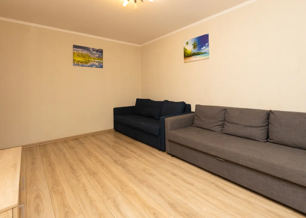 Просторная двухкомнатная квартира с большим балконом