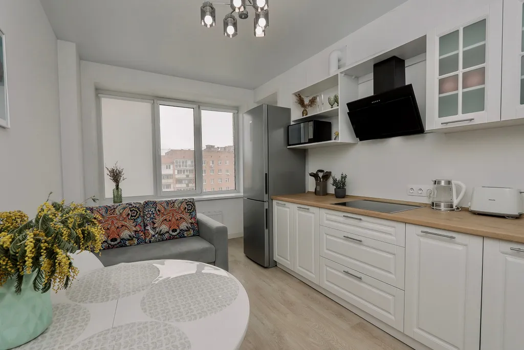 4 Угла: 1К в ЖК Ривьера вблизи набережной пруда, Горького, 151