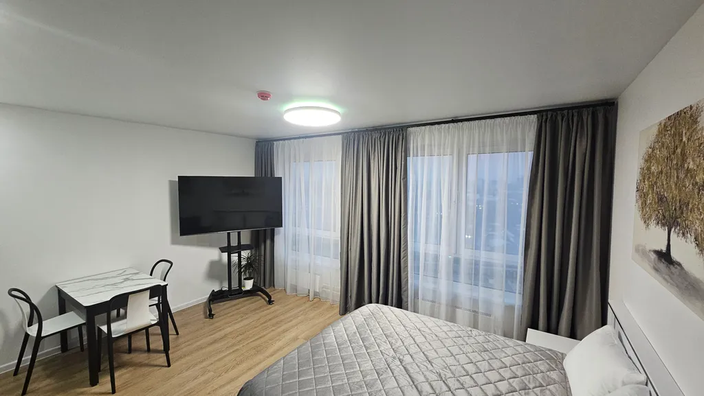 Квартира Студия на 19-м этаже, 30 М². Рядом с парком Сокольники — аренда посуточно в Москва