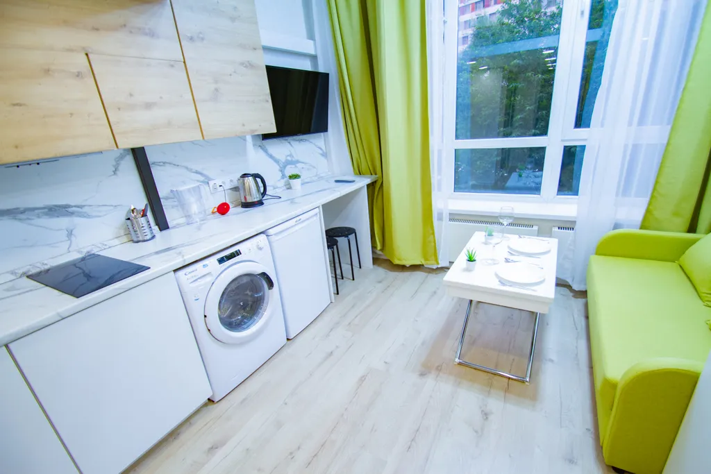 Квартира Двухъярусная студия с дизайнерским ремонтом — аренда посуточно в Мытищи