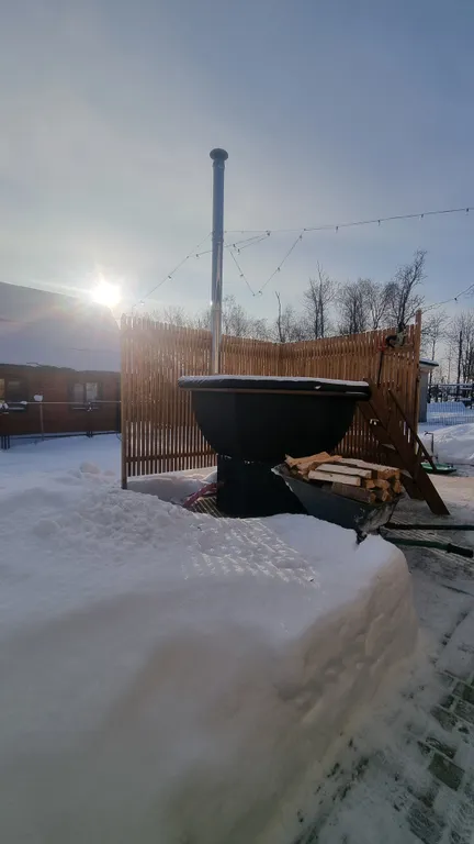 Уютный домик с банным чаном