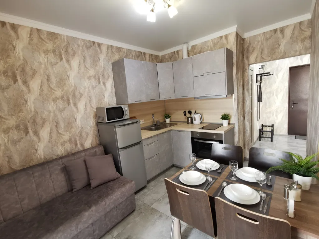 Квартира Графитовая квартира в ЖК Кубанский — Краснодар