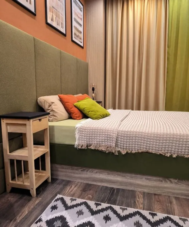 Квартира зелёного цвета