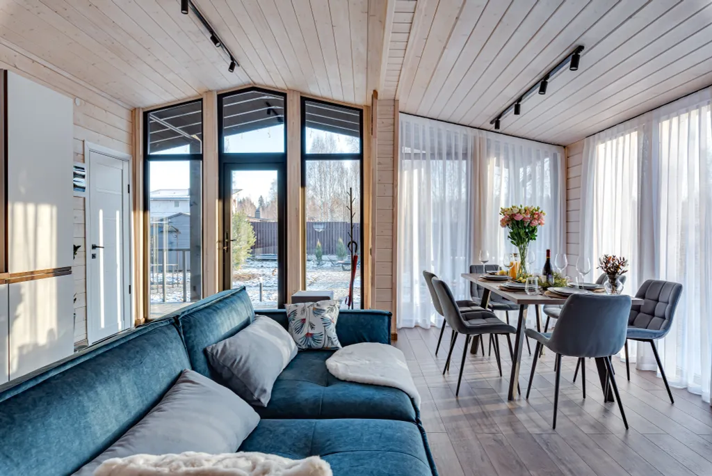 Коттедж Панорамный дом с сауной и камином — Семеновское