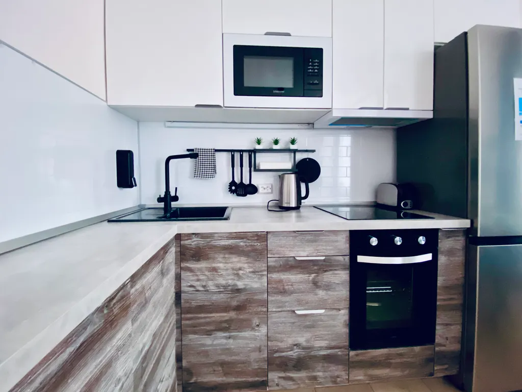 Новая студия с балконом около Москвы недалеко от Шереметьево