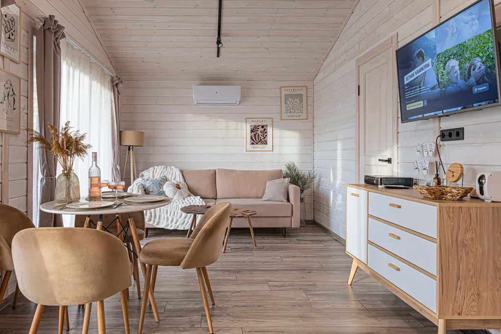 Новый загородный дом в стиле барнхаус