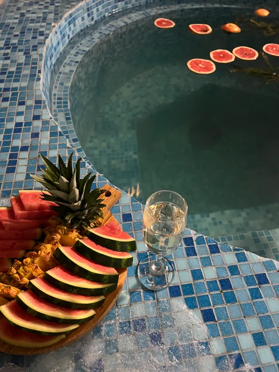 Дом с баней, купелью и бассейном для вашей компании