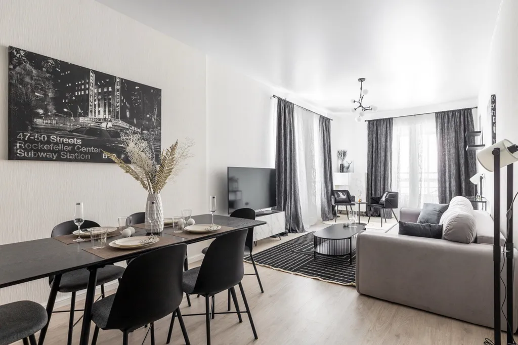 Квартира Квартира Просторная евротрешка — Москва