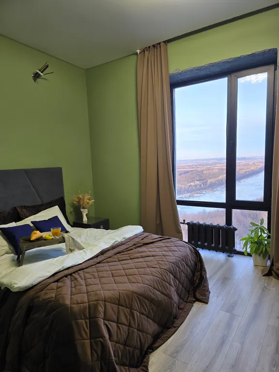 Квартира с шикарным видом на реку и лес — аренда посуточно в Уфа