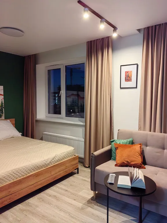 Квартира Уютная студия в новом микрорайоне ЖК Домашний — Тюмень