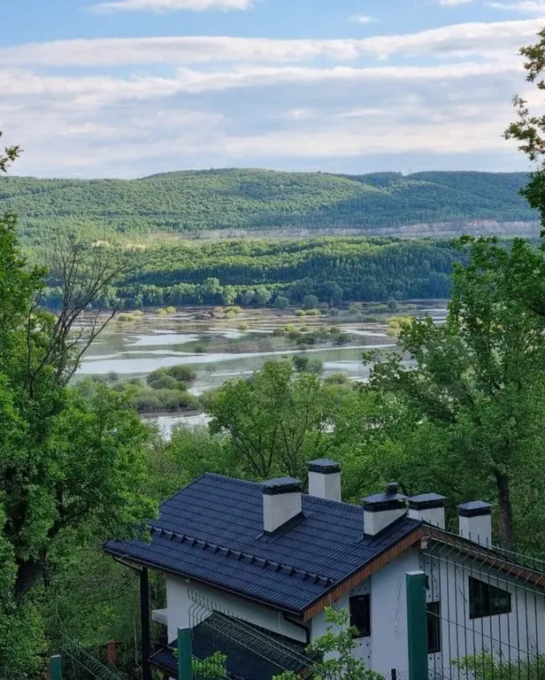 Дом в дубовой роще у реки