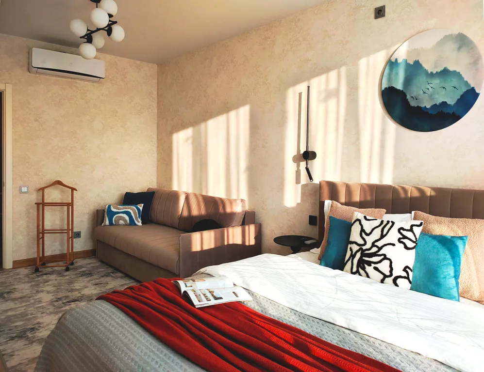 Квартира с красивой террасой на крыше дома в Белгороде