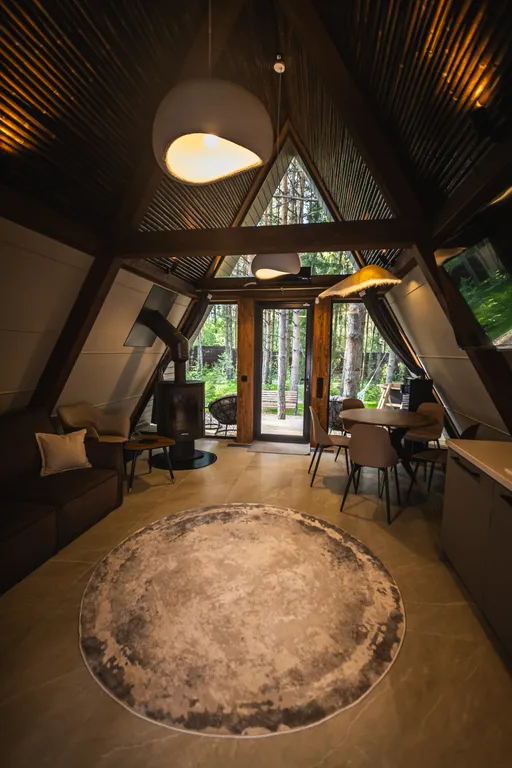 Коттедж Коттедж А-Фрейм грей — Павловский Посад