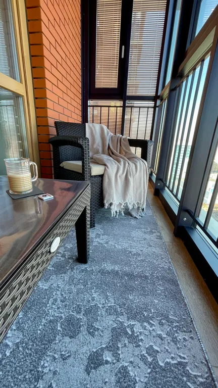 Уютная квартира в жк fiftyfifty с шикарным панорамным видом