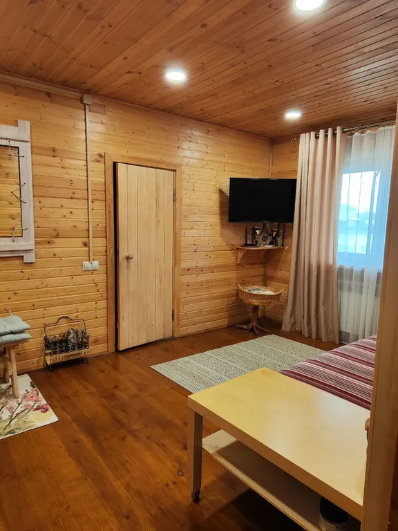 Уютный дом на берегу реки с русской баней, рыбалка